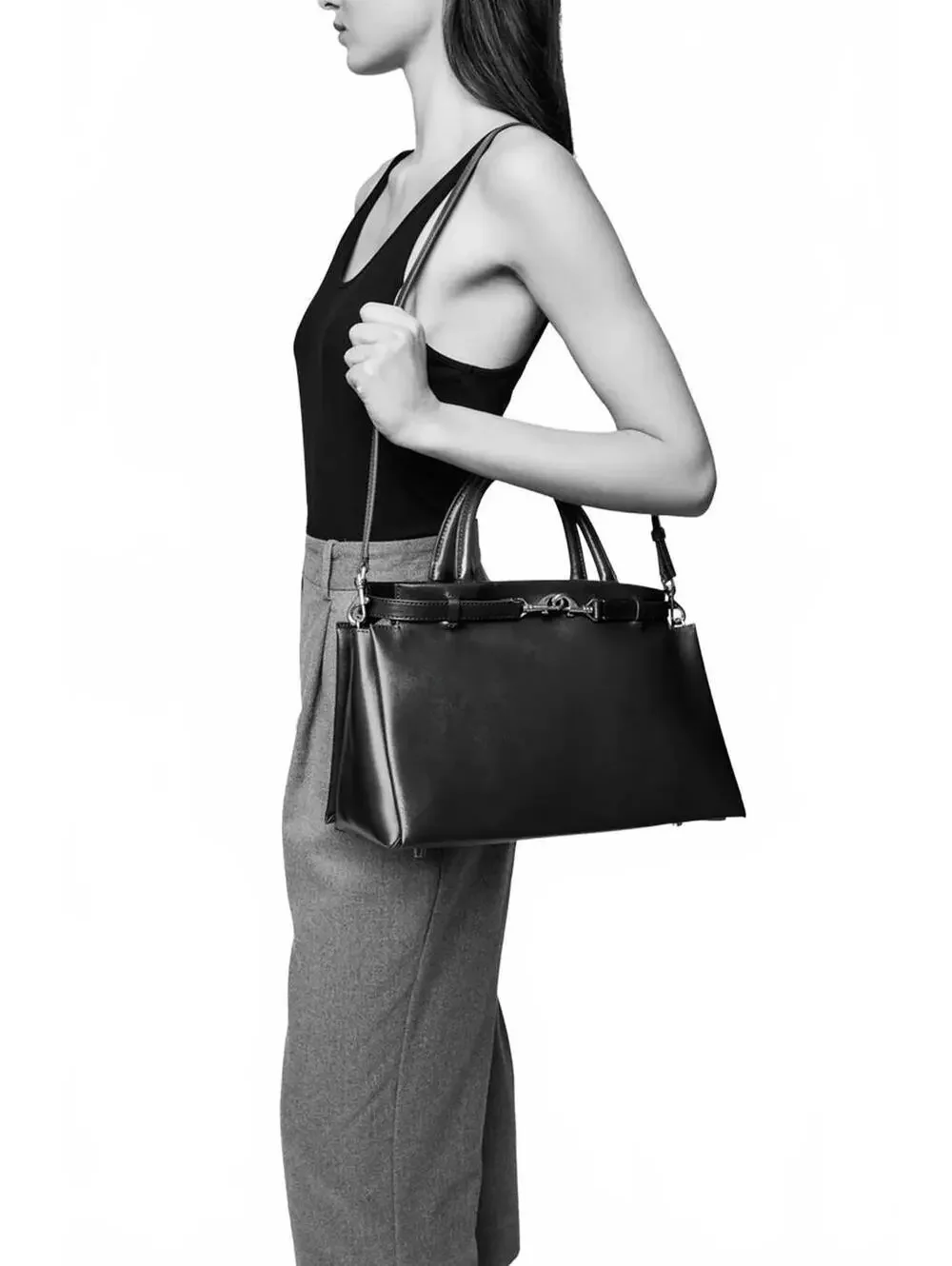 Rebecca Minkoff Insider Leather Crossbody Shoulder Bag Port NWT